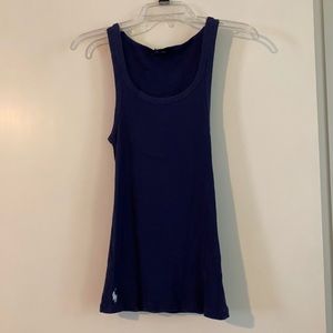 Ralph Lauren Navy Blue Tank Top